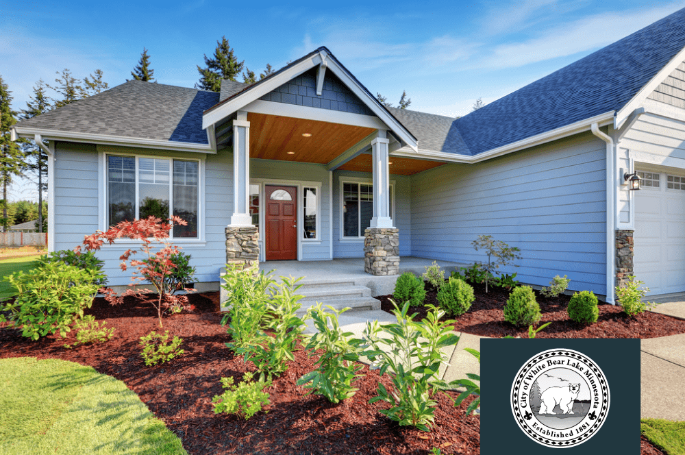 exterior of a suburban home with green grass - Spade Landscaping Landscaping White Bear Lake MN