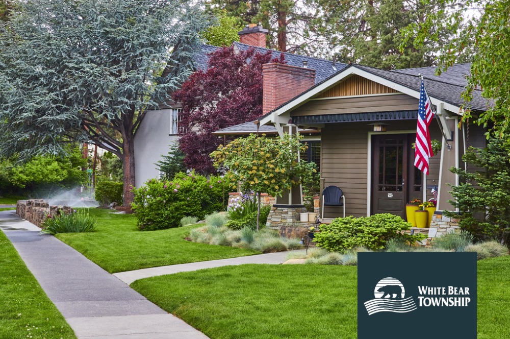 exterior of a suburban home with green grass - Spade Landscaping Landscaping White Bear Township MN