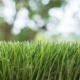 close up of green synthetic turf - Spade Landscaping synthetic turf